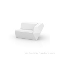 Outdoor Fiberglas FAZ Sektionalsofa In Weiß